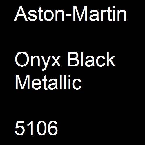 Aston-Martin, Onyx Black Metallic, 5106.